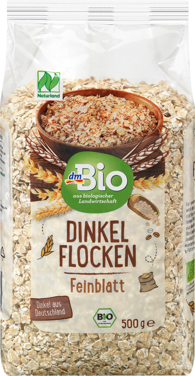 Dinkelflocken, Feinblatt, 500 g