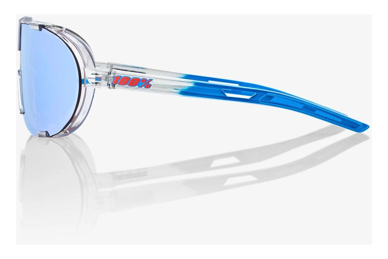 100 Percent Westcraft Jorge Martin SE Pol Clear / HiPER Blue Mirror Lens