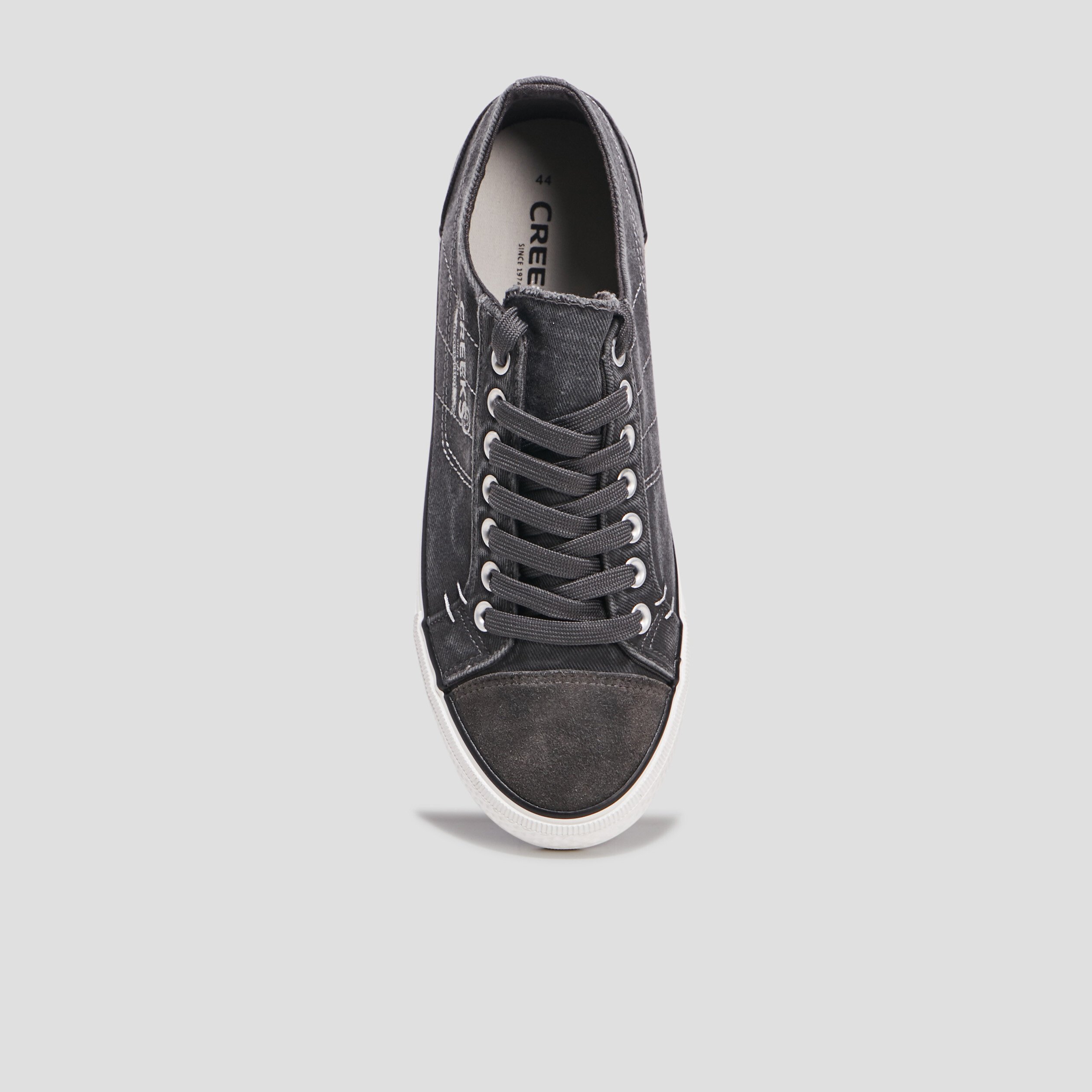Tennis en toile à lacets Creeks gris homme | La Halle