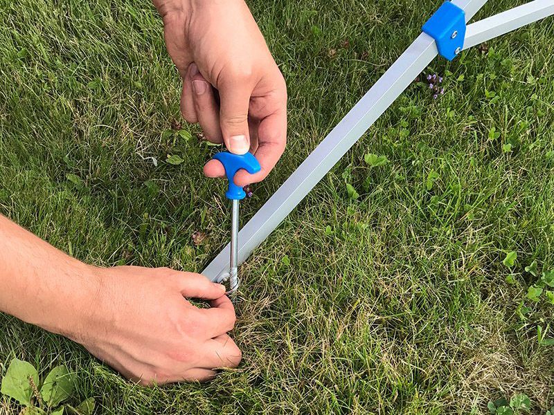 Zweite Chance ProPlus Wäschespinne mit Fuß und Tasche