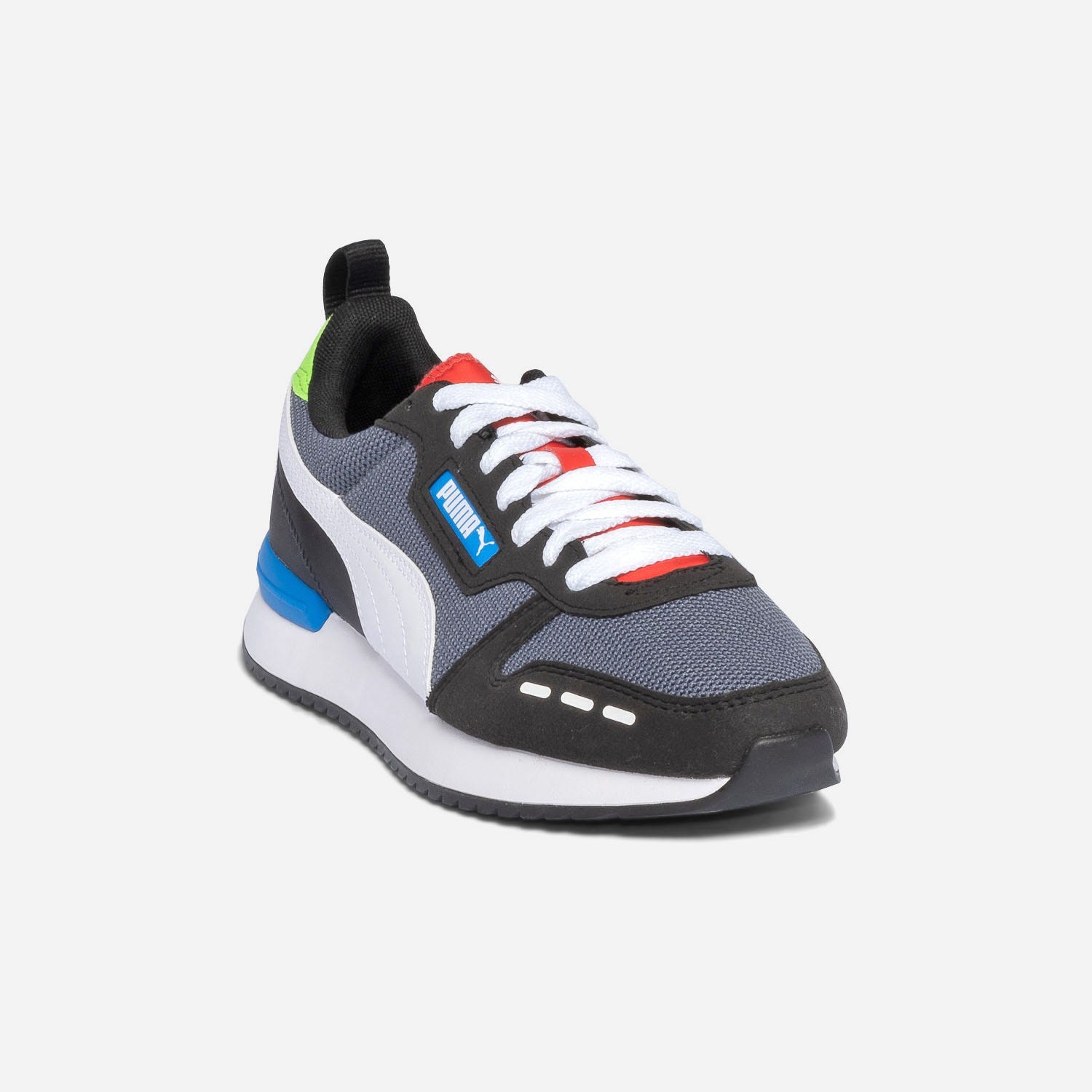 Tennis PUMA grise, noir, blanc et rouge