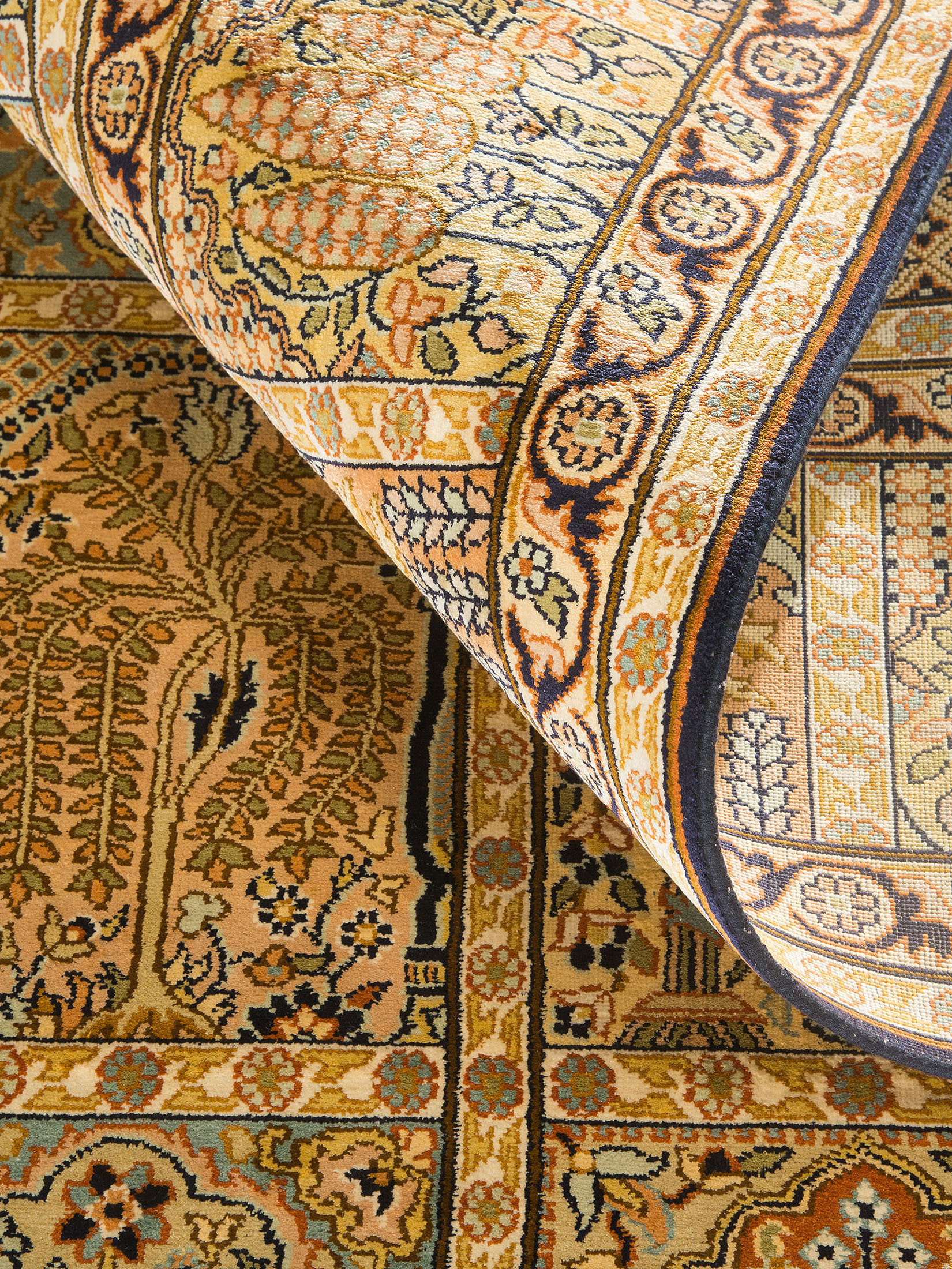 Kaschmir Seide 18/18 ca. 168 x 249 cm, Unikat / Einzelstück