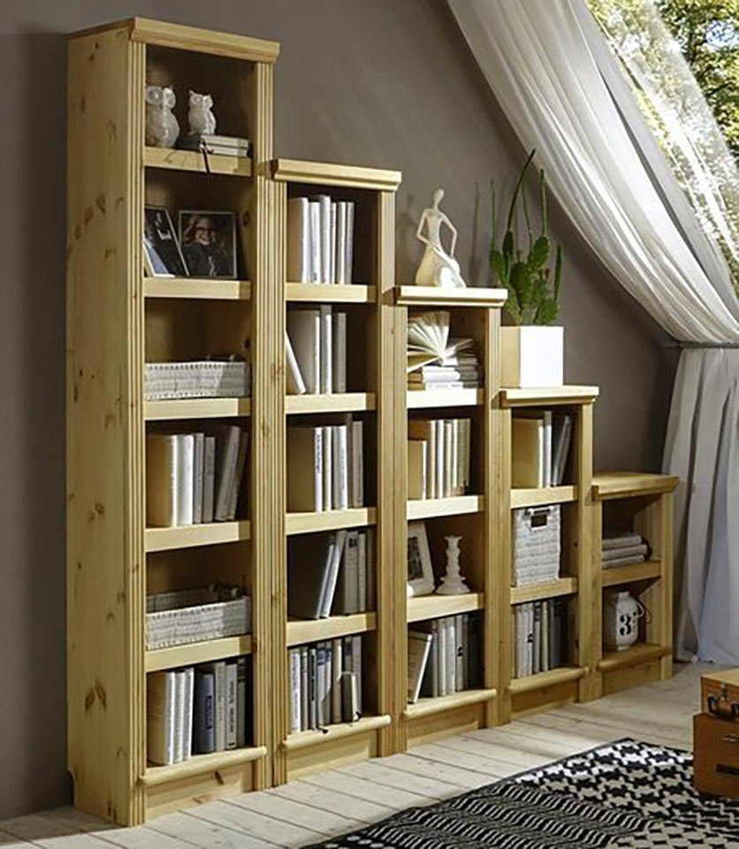 Home affaire Bibliothek Soeren Stege, 5-tlg., Aus Massiver Kiefer