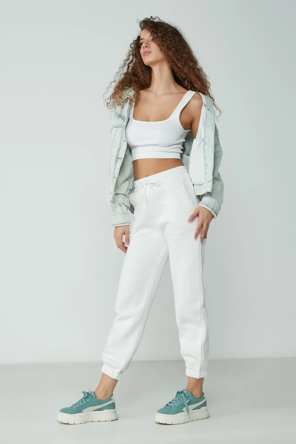 C&City  Jogger-Jogginghose 906 Ecru