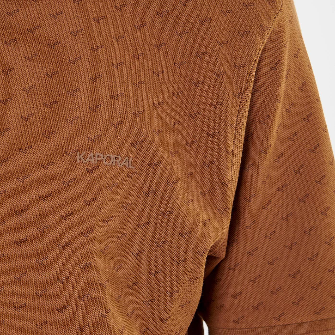 TEREL  Polo marron homme 100% coton