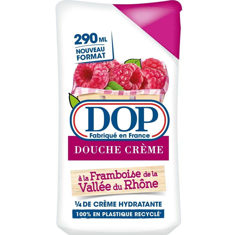 DOP Gel douche Crème Parfum Framboise de laVallée du Rhône 290ml Gel douche
