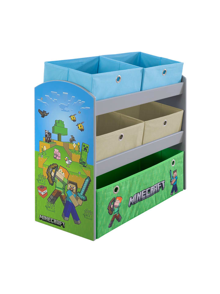 Minecraft MINECRAFT - Spieleregal, Bücherregal, Aufbewahrung günstig kaufen onesize