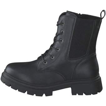 Barbarella Schnür Boots in schwarz