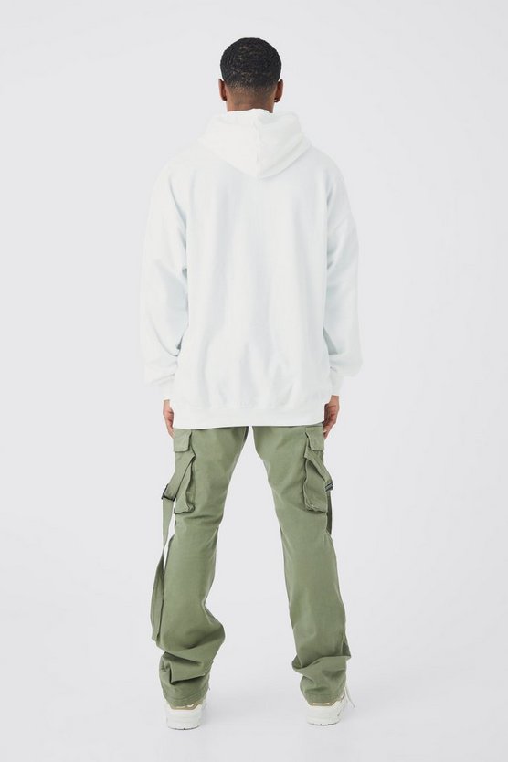 Slim-Fit Cargo-Schlaghose mit Riemchen