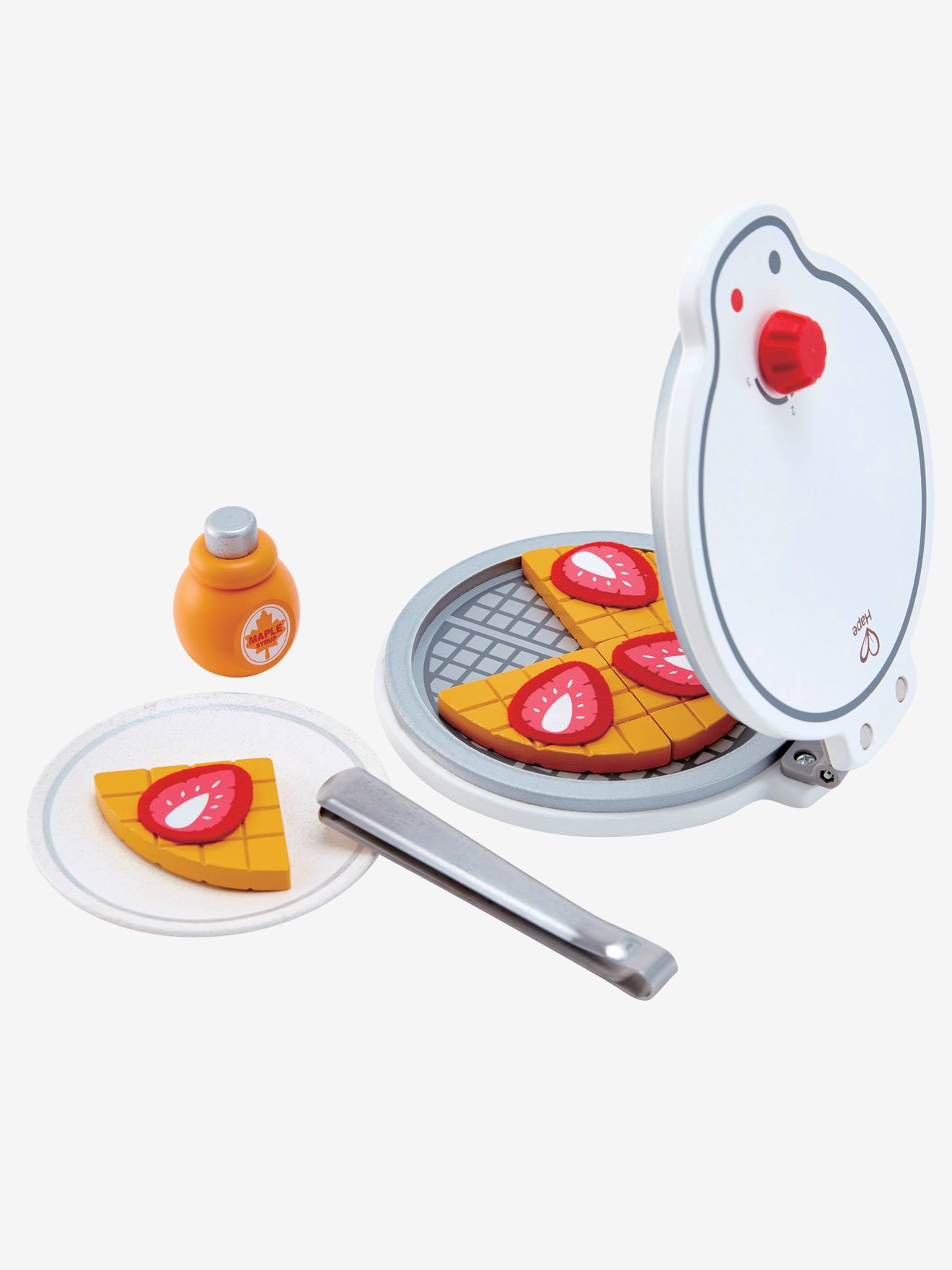 Gaufrier blanc et ses accessoires en bois HAPE blanc