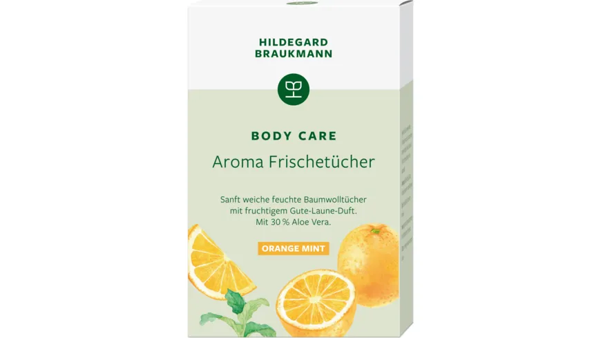 HILDGEARD BRAUKMANN BODY CARE Aroma Frischetücher Orange Mint