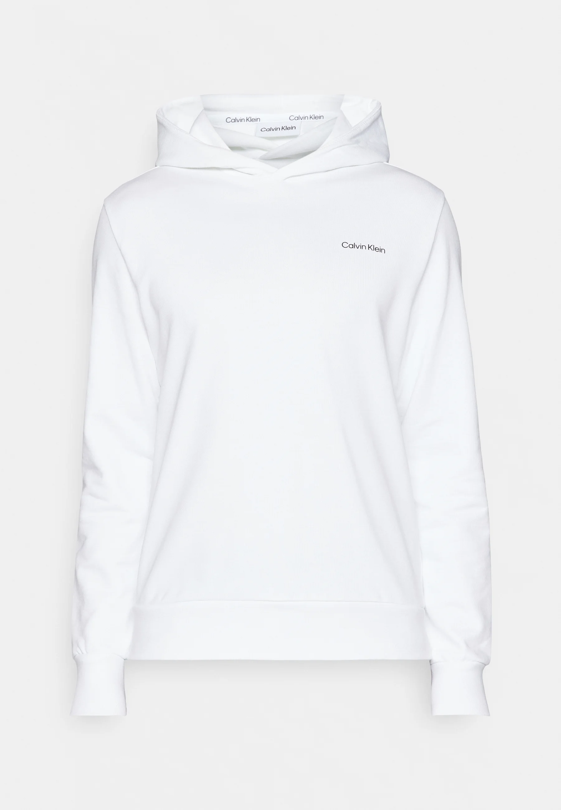 Sudadera con capucha Calvin Klein con logo en la espalda en ángulo
