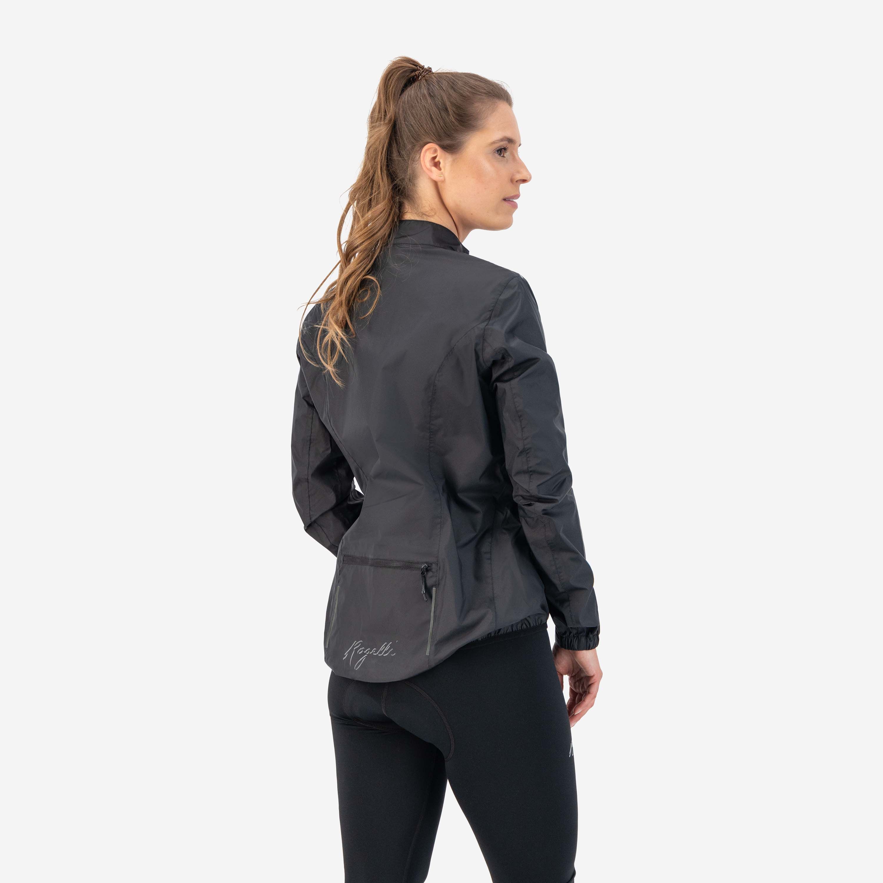 Rogelli Core Black Damen Fahrrad Regenjacke