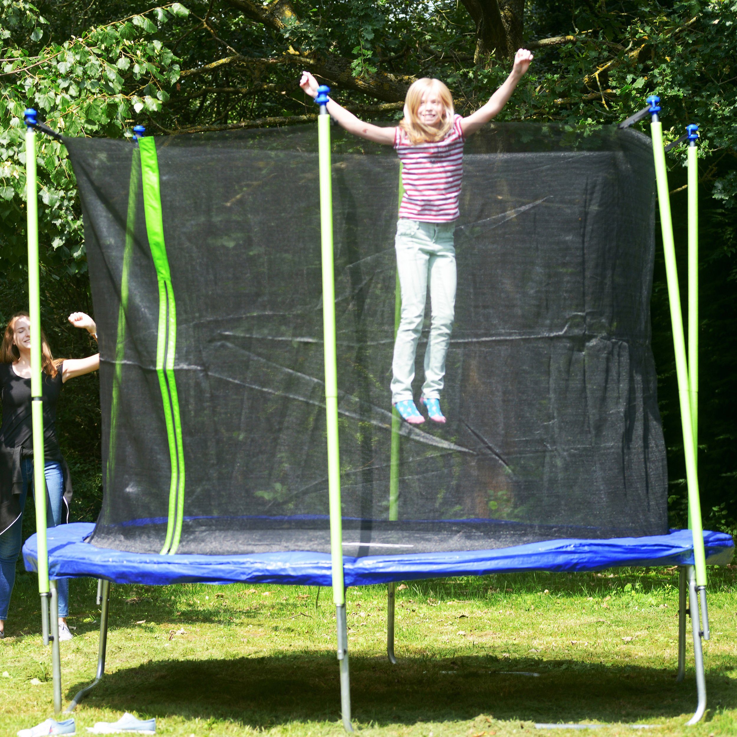 Best Sporting Gartentrampolin Sports 366, Ø 366 cm, inkl. Netz, faltbar