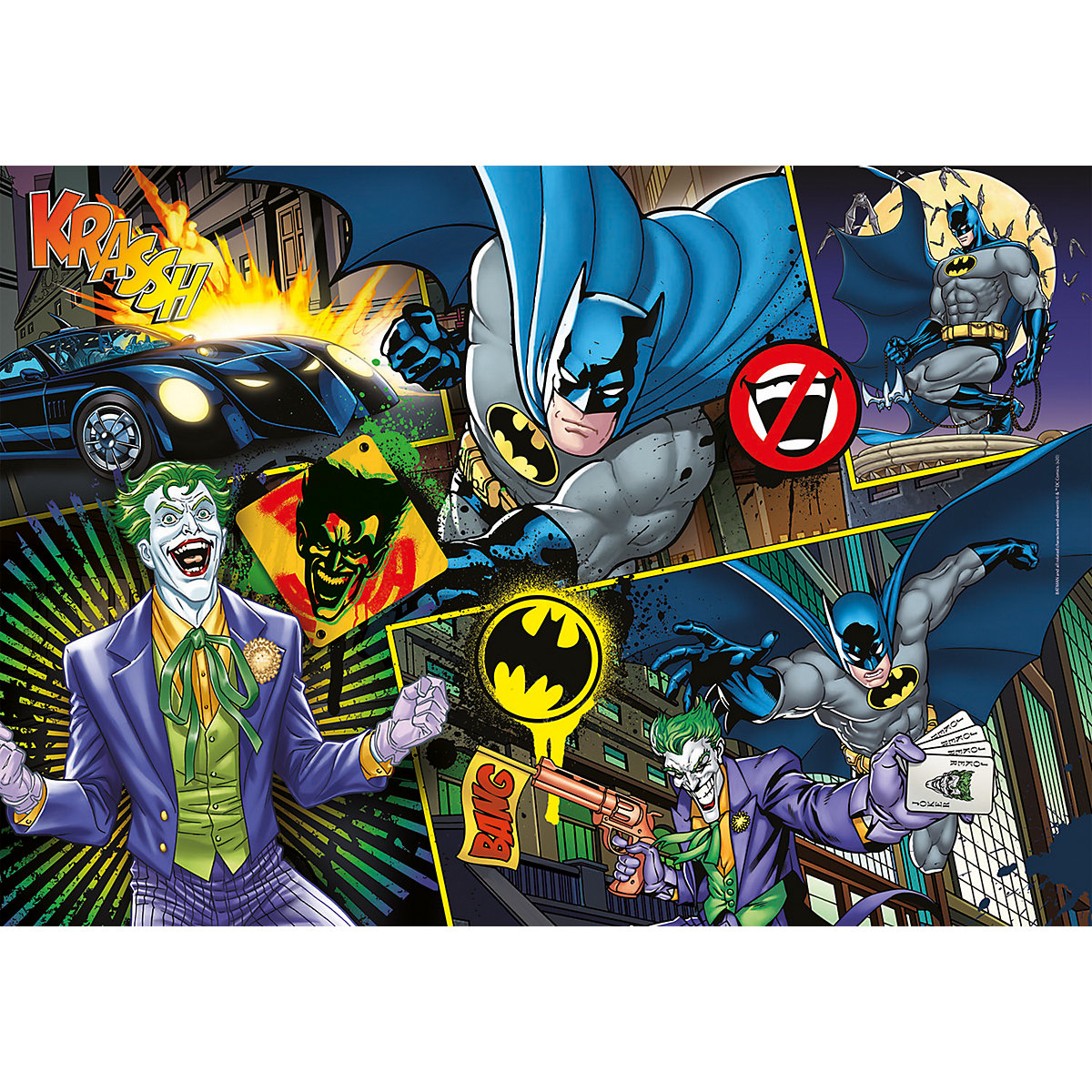Supercolor Puzzle 104 Teile - Batman