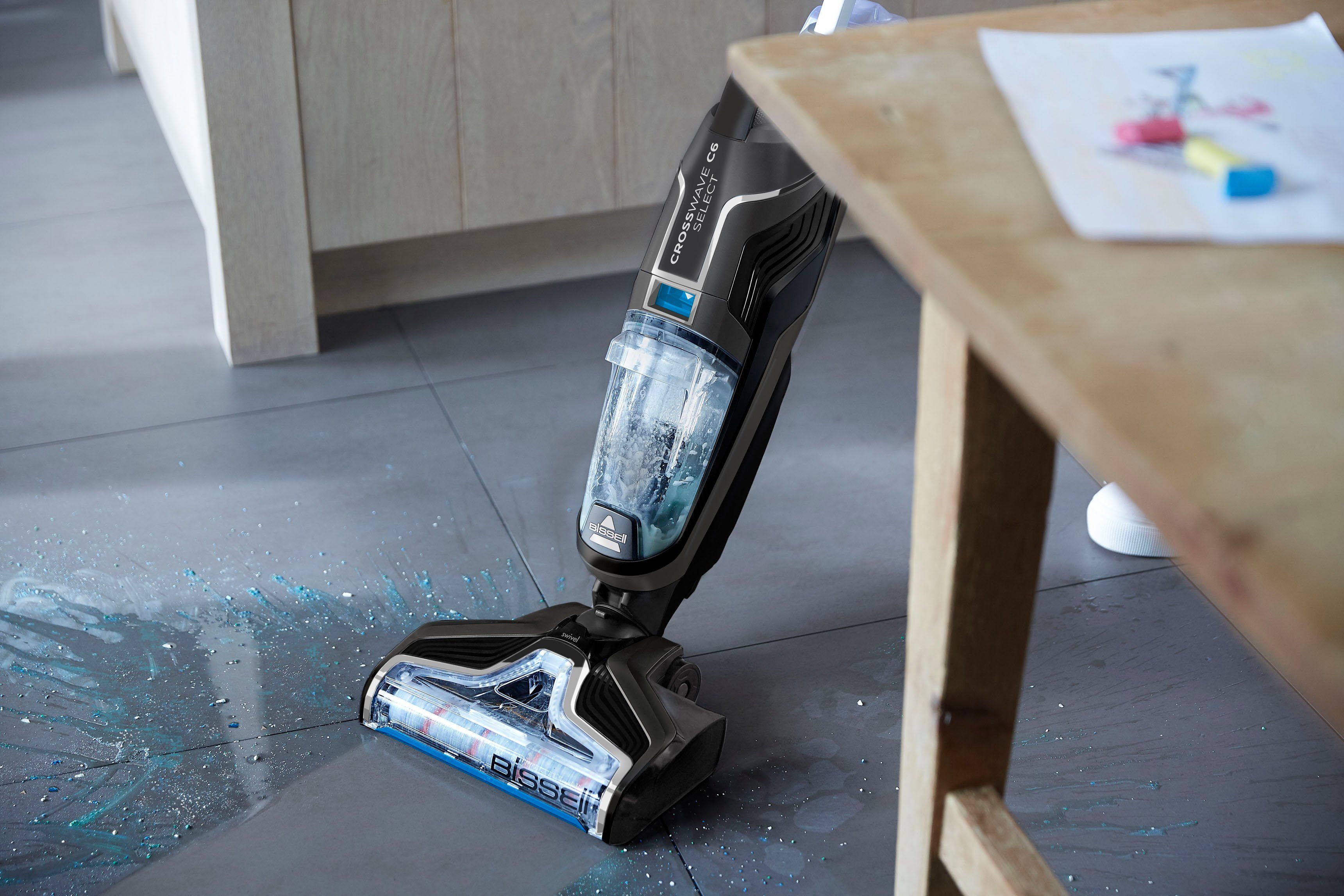 Bissell Nass-Trocken-Sauger CrossWave C6, 255 W, beutellos, cordless