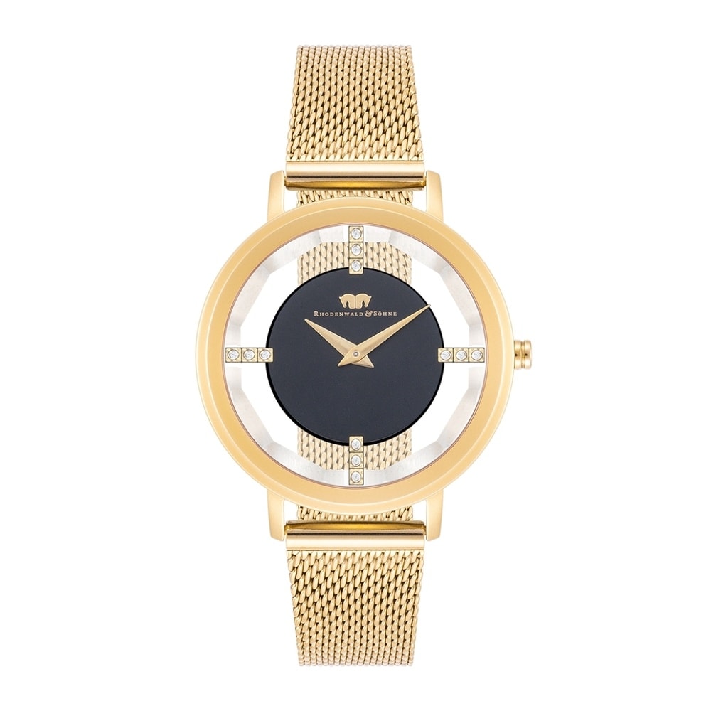 Rhodenwald & Söhne Montre à quartz Lucrezia en Or jaune Acier inoxydable en Or jaune Montre