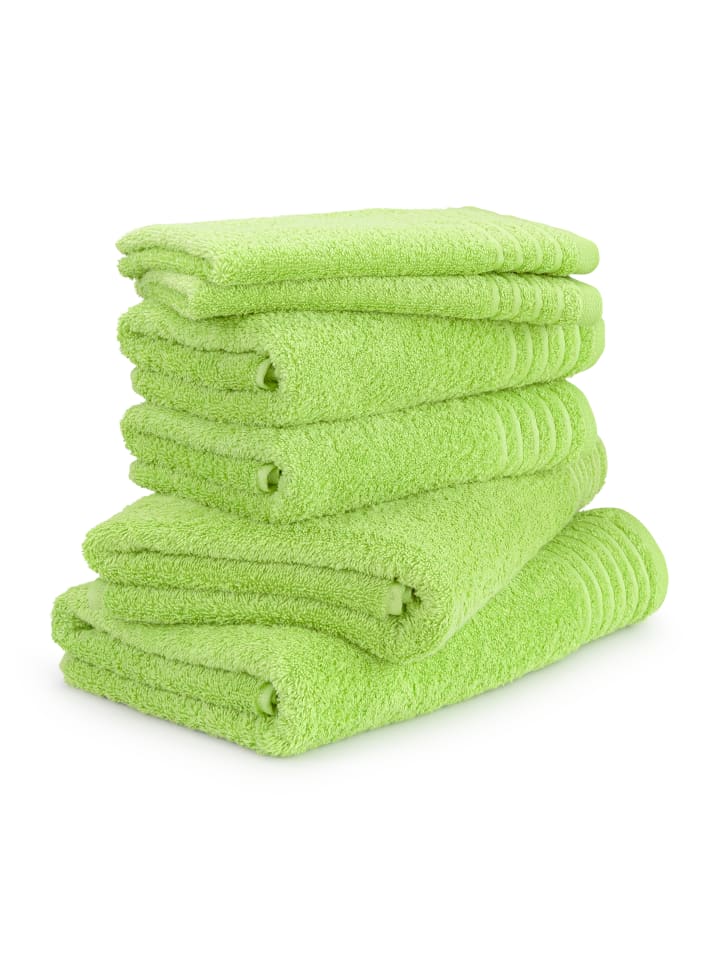 Möve Handtuchset New Classic 6-TLG in wild lime günstig kaufen onesize