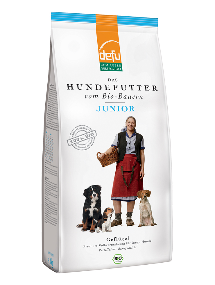Defu Hundetrockenfutter Defu Junior Geflügel 3 kg