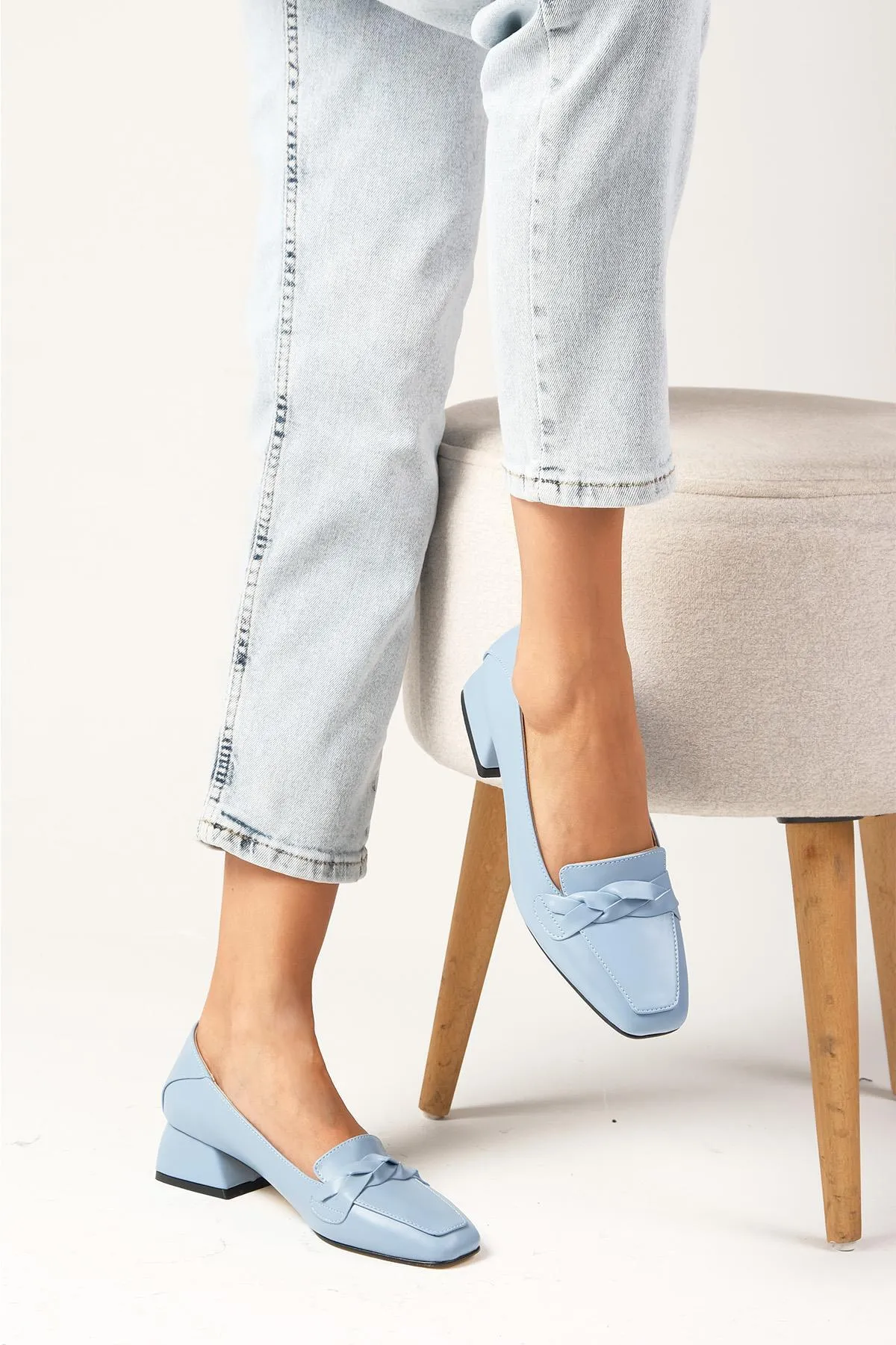 Mio Gusto  High Heels - Blau - Blockabsatz