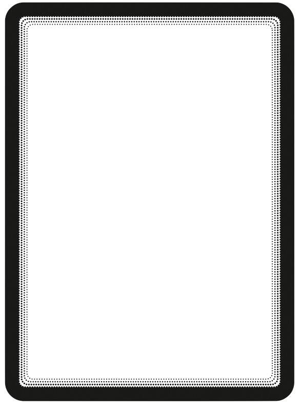 Djois Magneto DIN A4 Inforahmen Selbstklebend Schwarz PP, PVC 194957 23 (B) x 0,2 (T) x 31,7 (H) cm 2 Stück