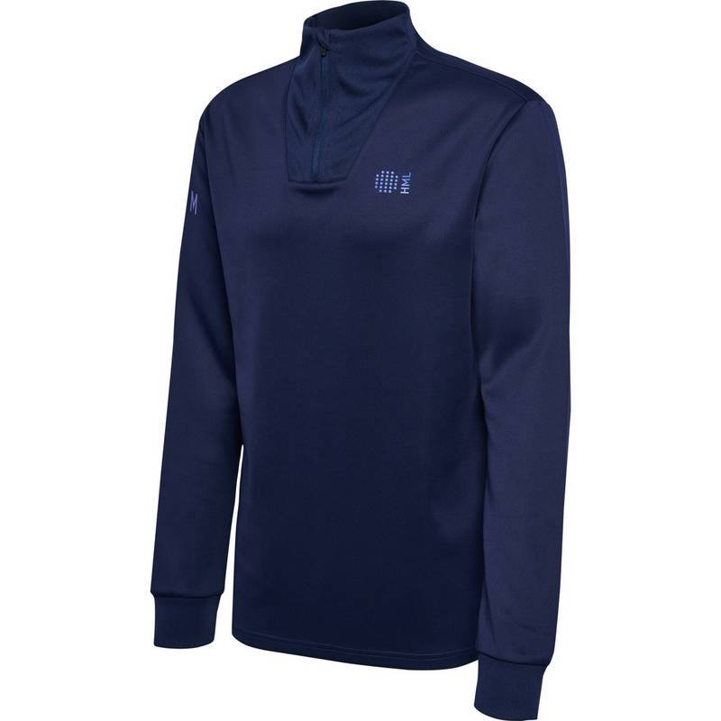 hummel hmlCOURT HALF ZIP L/S Sweatshirt Herren