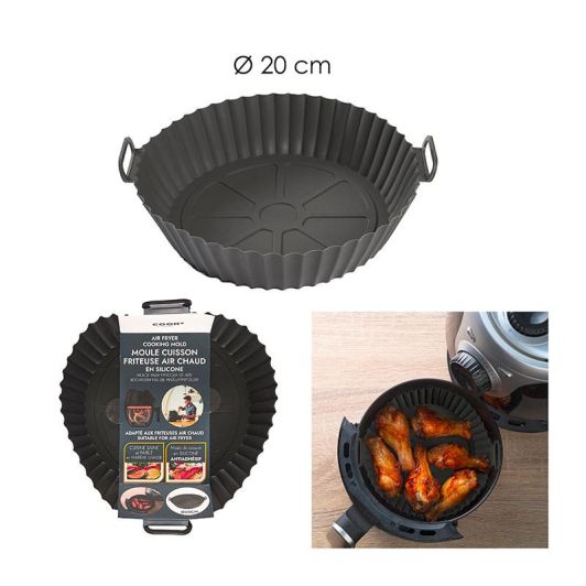 Silikonowa forma do pieczenia 20 cm do frytkownicy powietrznej