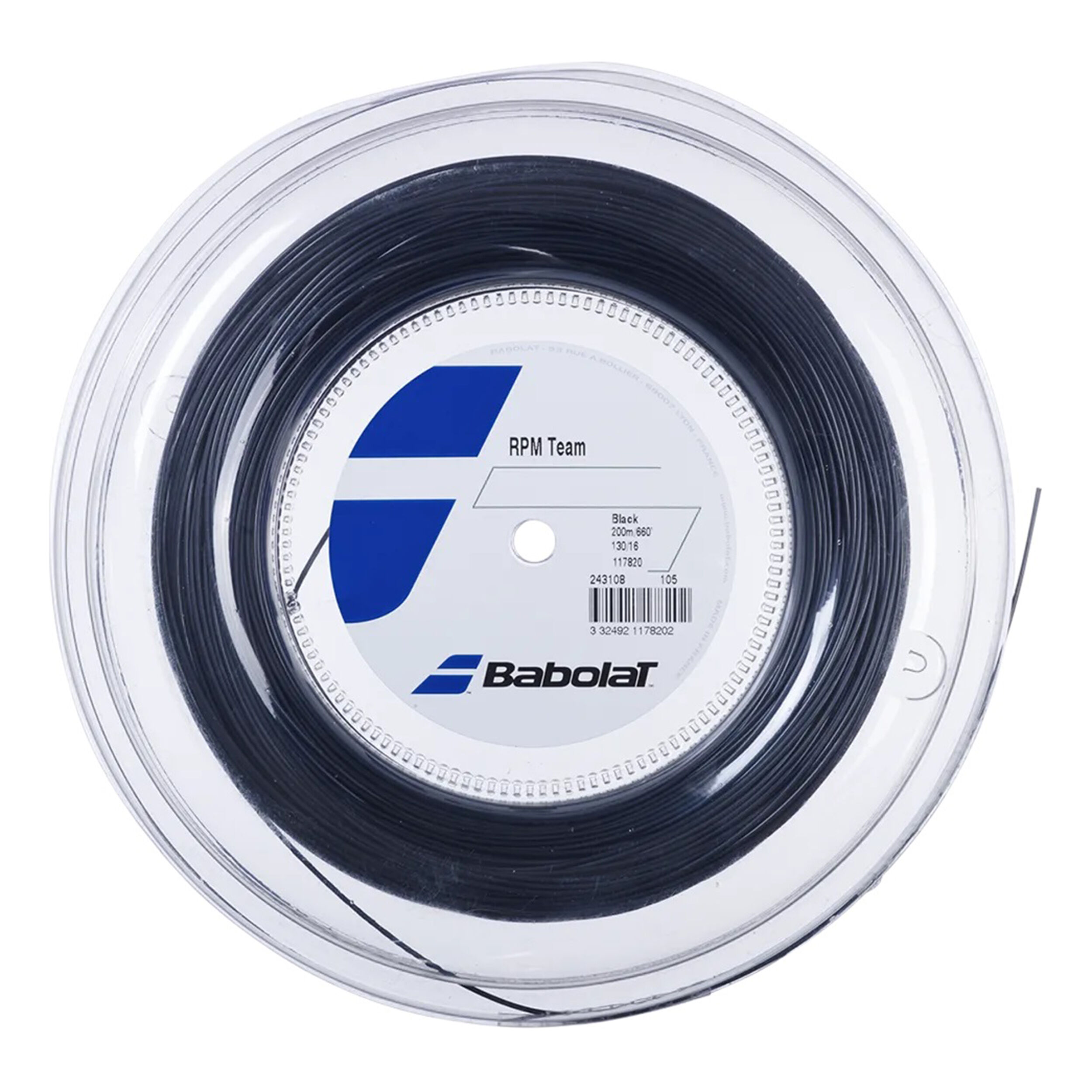 RPM Team Saitenrolle 200m - Schwarz