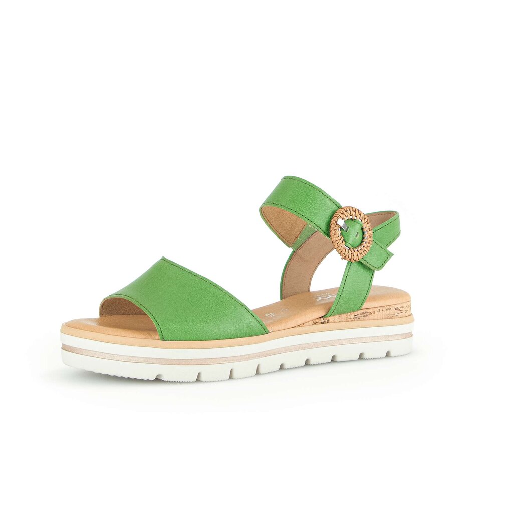 Gabor comfort Keilsandalette grün