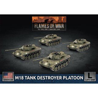 M18 Hellcat (76mm) Tank Destroyer Platoon (4)