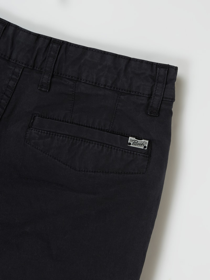 Chino mit Stretch-Anteil in marineblau