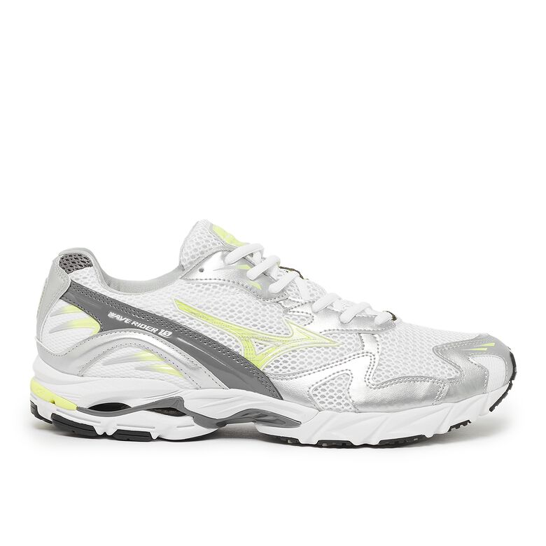 Mizuno Wave Rider 10 white/sunny lime/silver