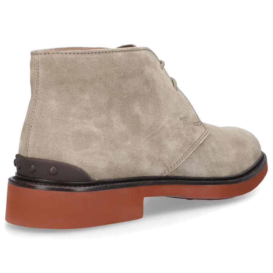 Tod's - Schnürboots POLACCO Veloursleder - beige