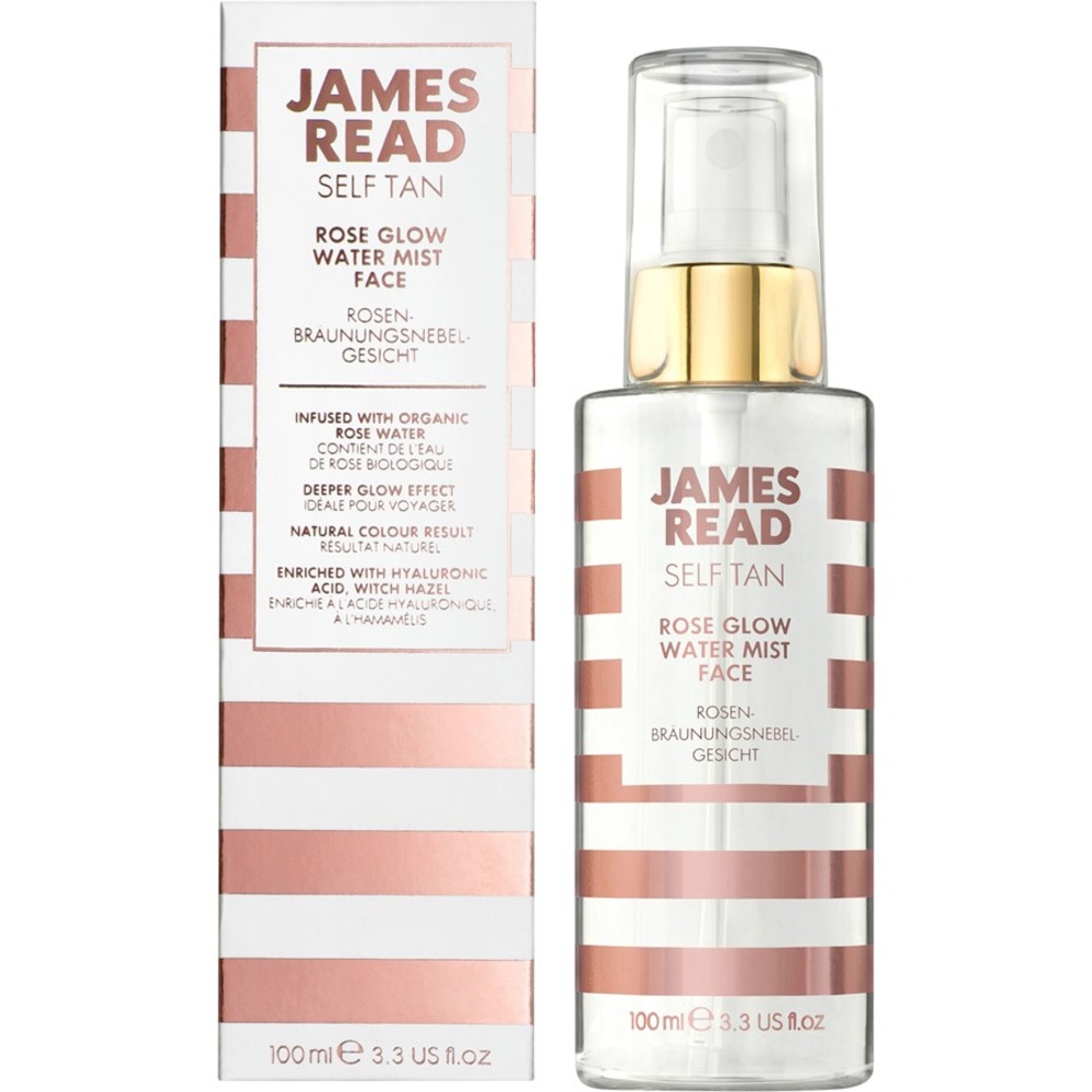 James Read Rose Glow Water Mist Face auto-bronzant