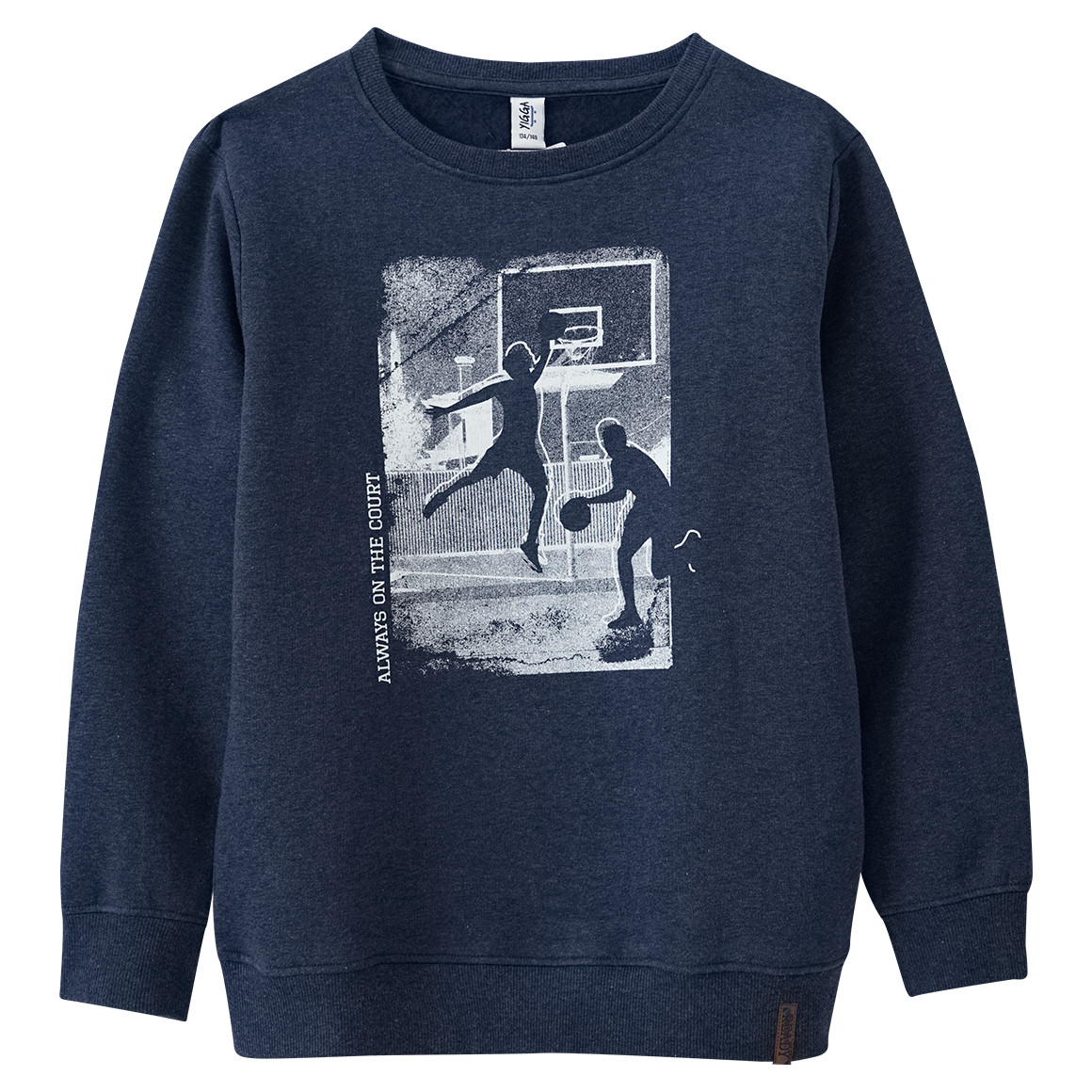 Jungen Sweatshirt mit Basketball-Print