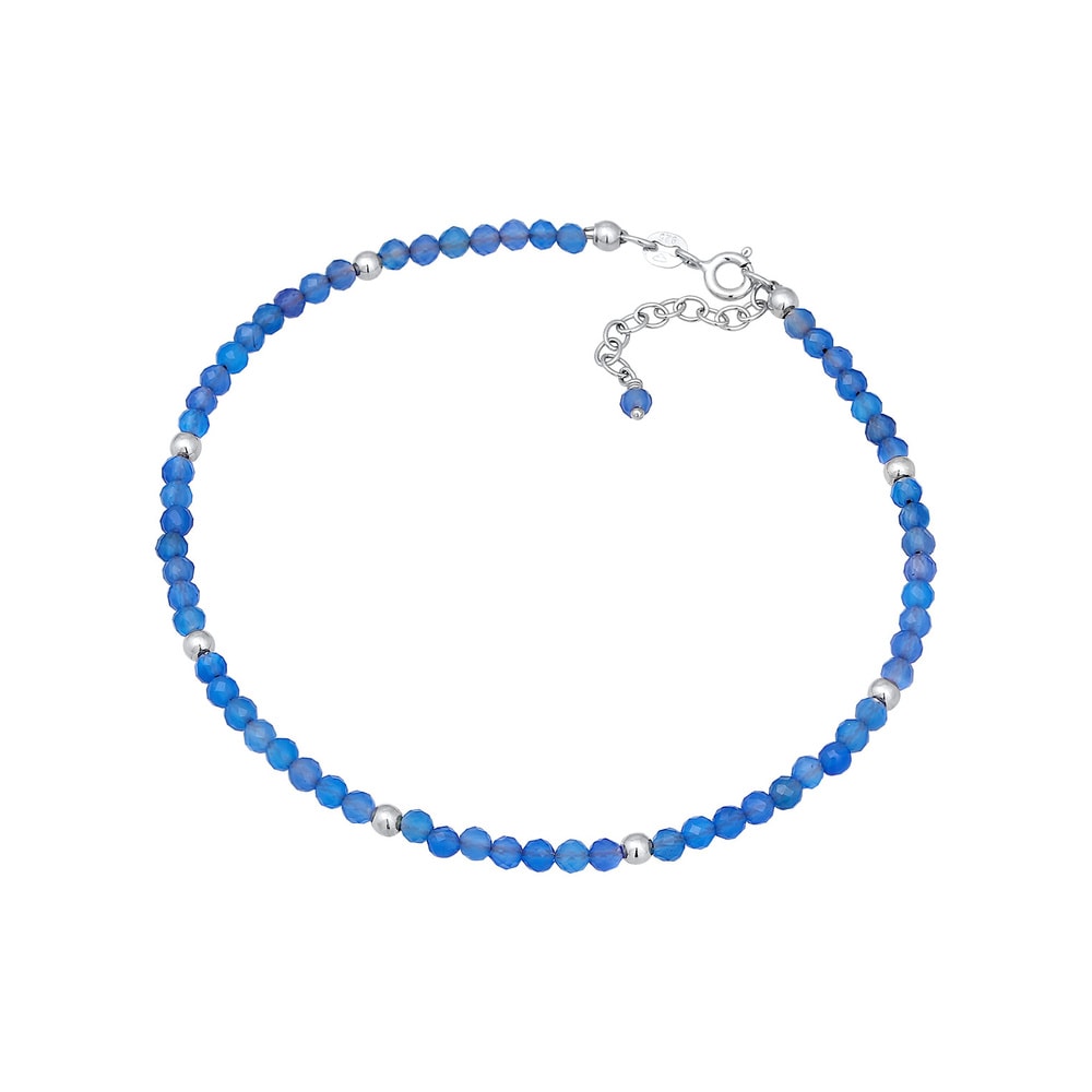 Elli Elli Bracelet de Cheville Femmes bracelet de cheville été plage avec agate perles Bijoux