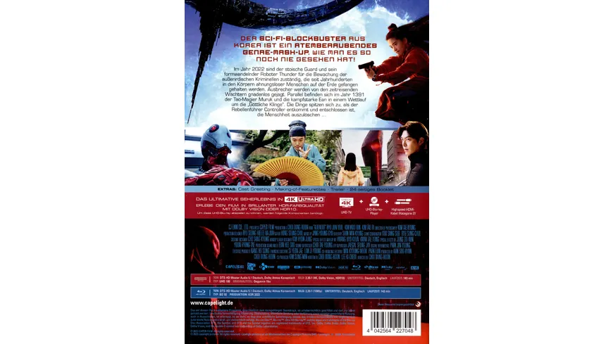 Alienoid - 2-Disc Limited Collector's Edition im Mediabook  (4K Ultra HD) (+ Blu-ray)
