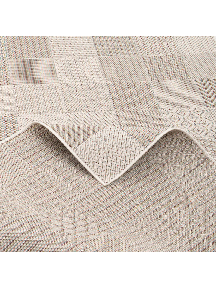 Pergamon In & Outdoor Teppich Flachgewebe Campus Trend in Beige günstig kaufen