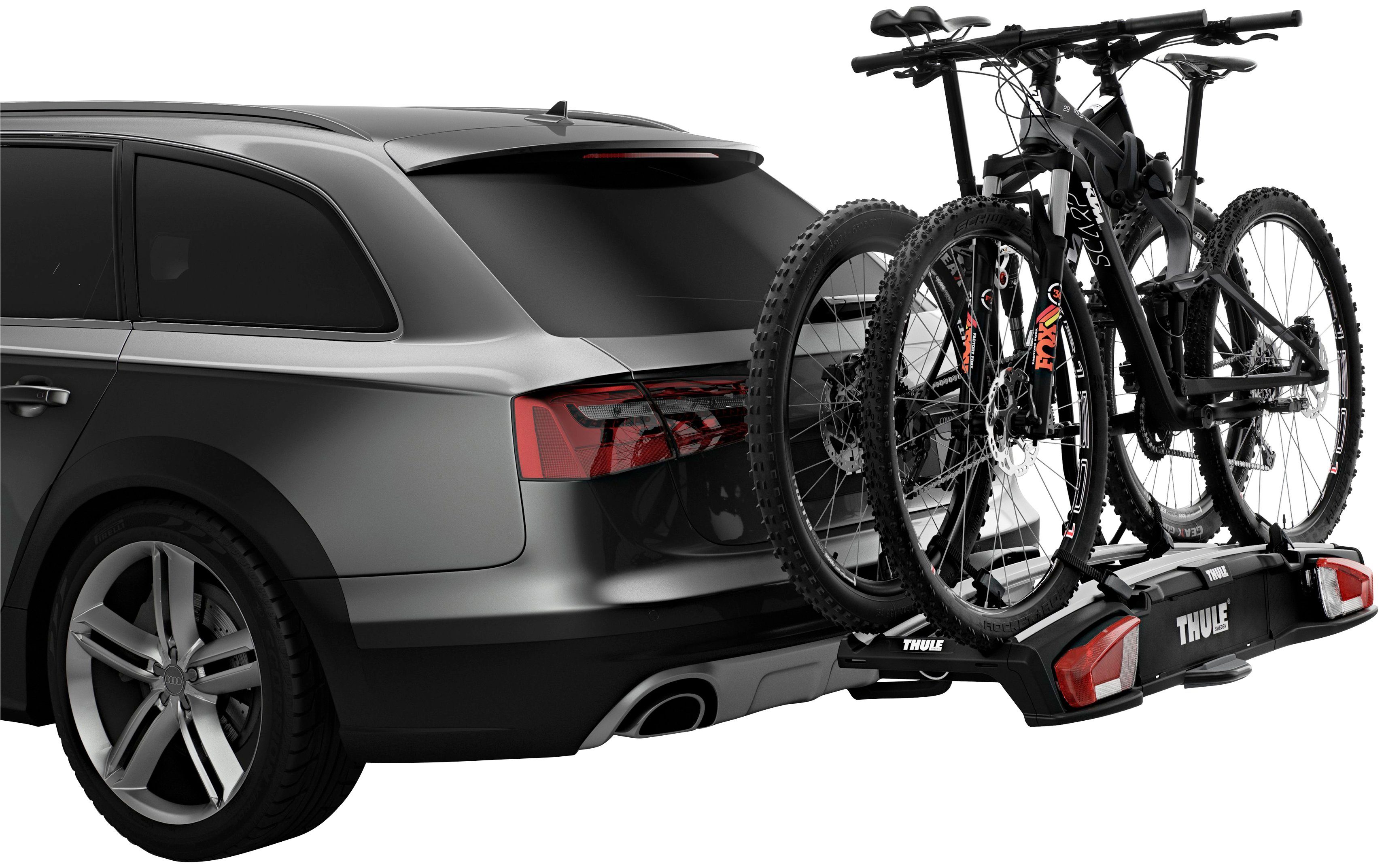 Thule Kupplungsfahrradträger VeloSpace XT 2Bike, für max. 2 Räder