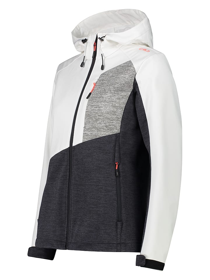 CMP Softshelljacke in Weiß/ Anthrazit günstig kaufen