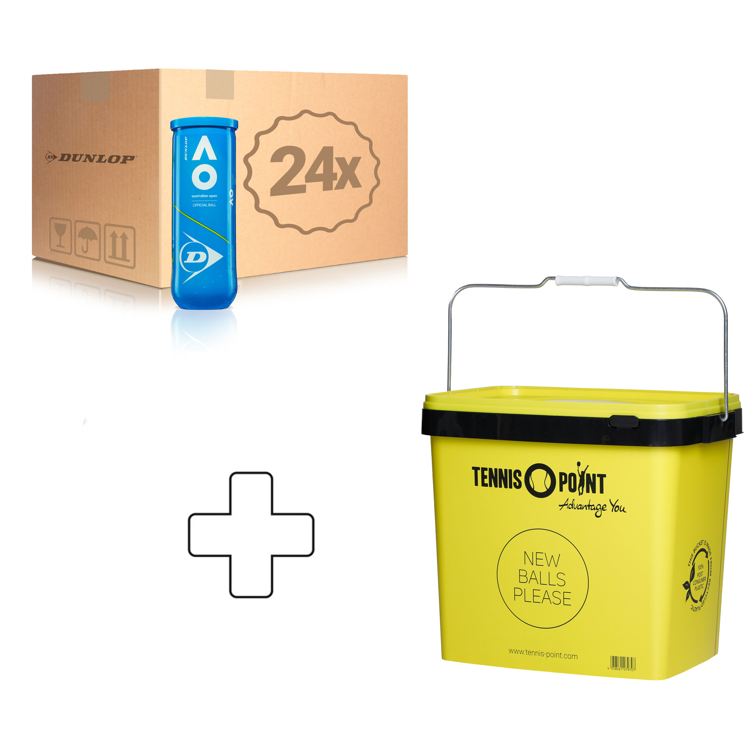 Australian Open 24x 3er Dose Plus Balleimer