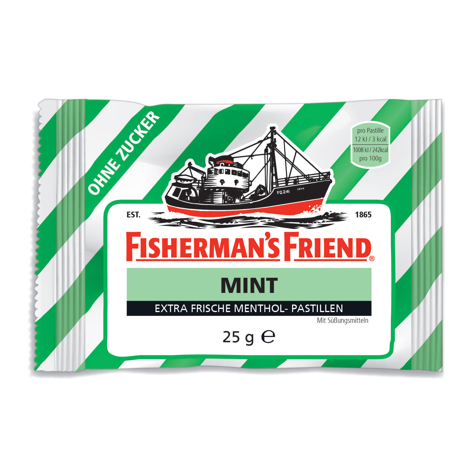 Fisherman's Friend Mint ohne Zucker 3x25g