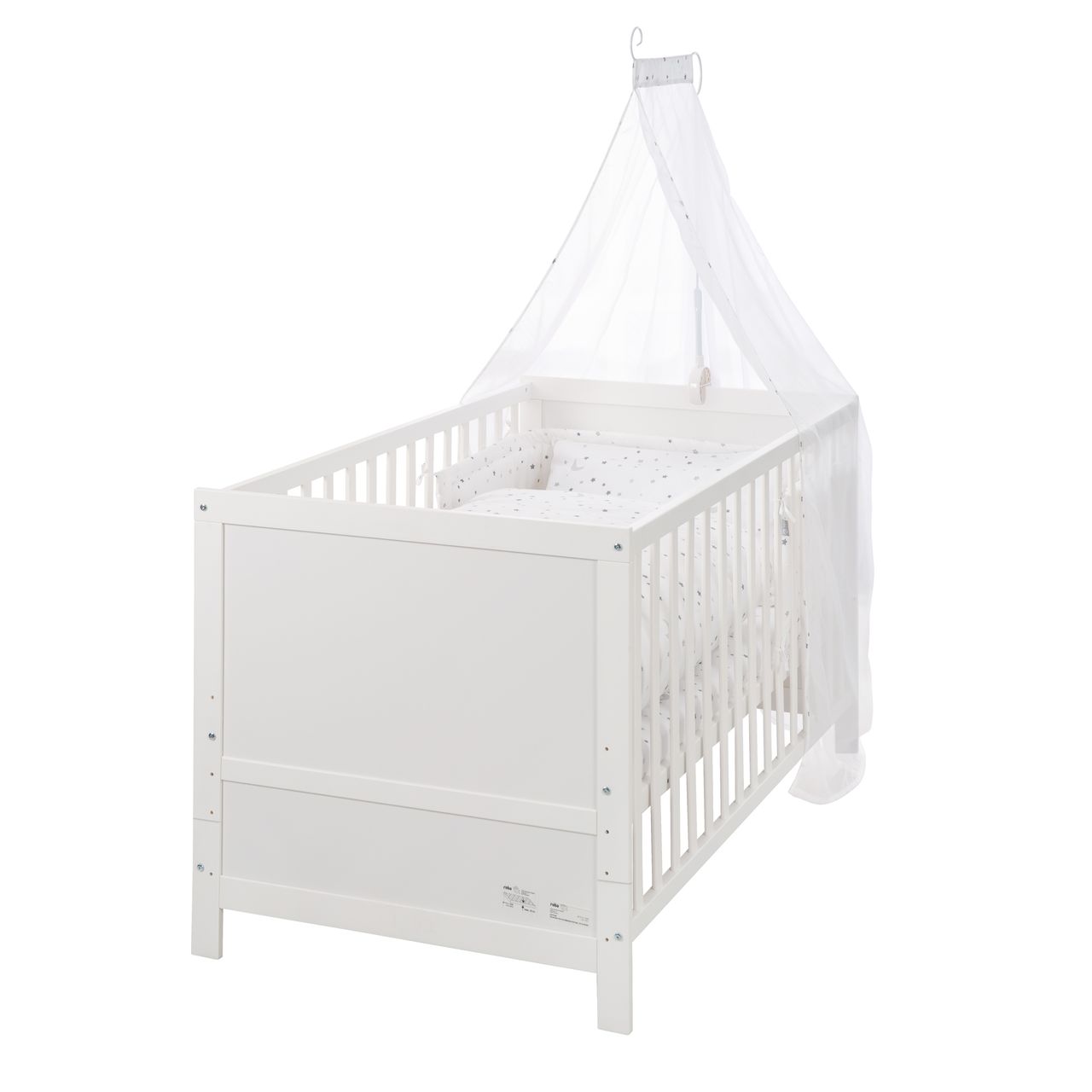 Roba Kinderbettset, 70 x 140 cm Sternenzauber weiß