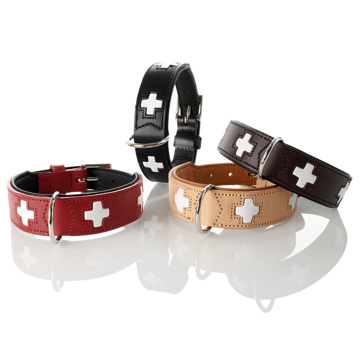 Hunter Swiss Halsband rot/schwarz günstig kaufen bei ZooRoyal