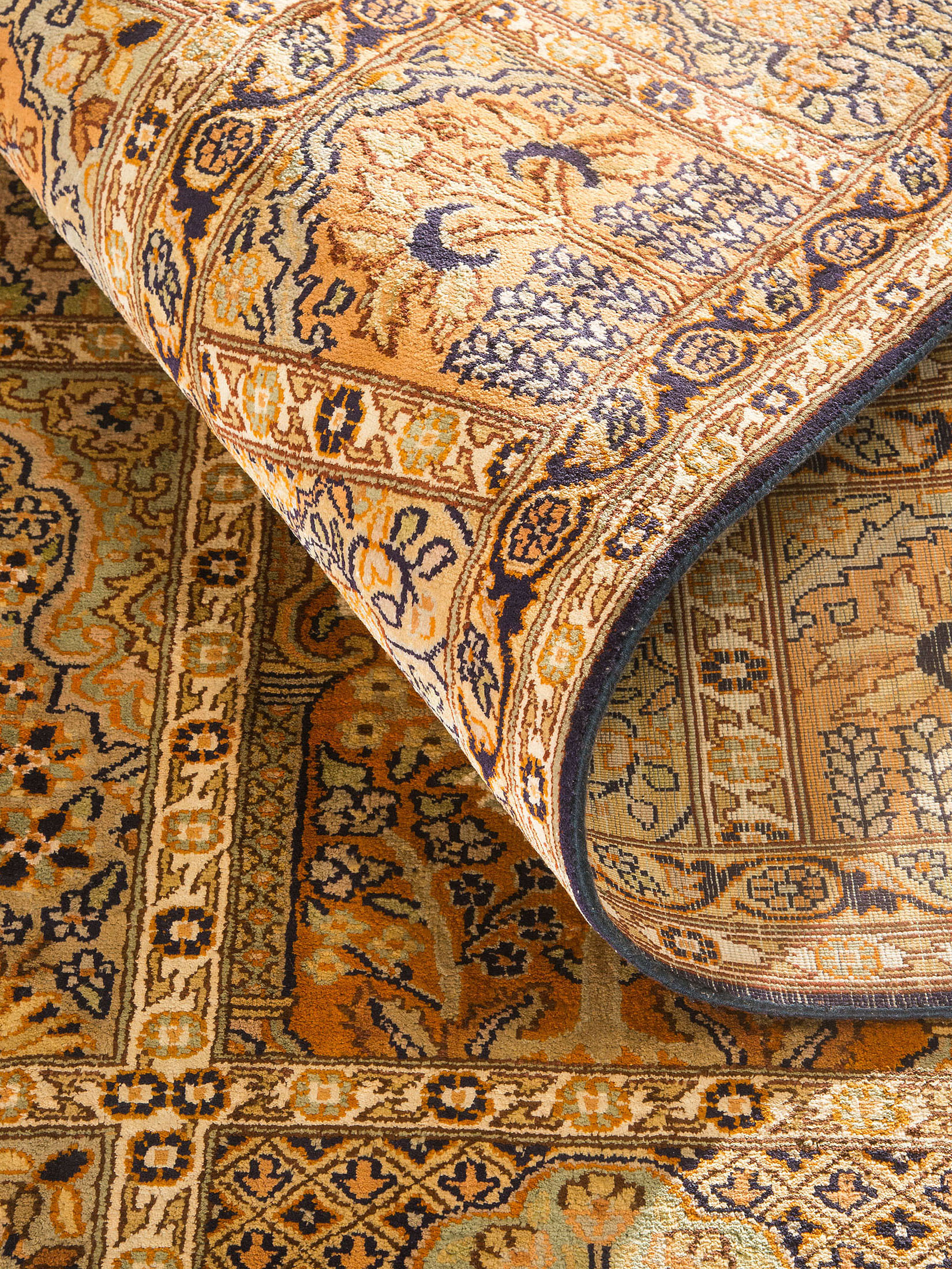 Kaschmir Seide 18/18 ca. 173 x 243 cm, Unikat / Einzelstück