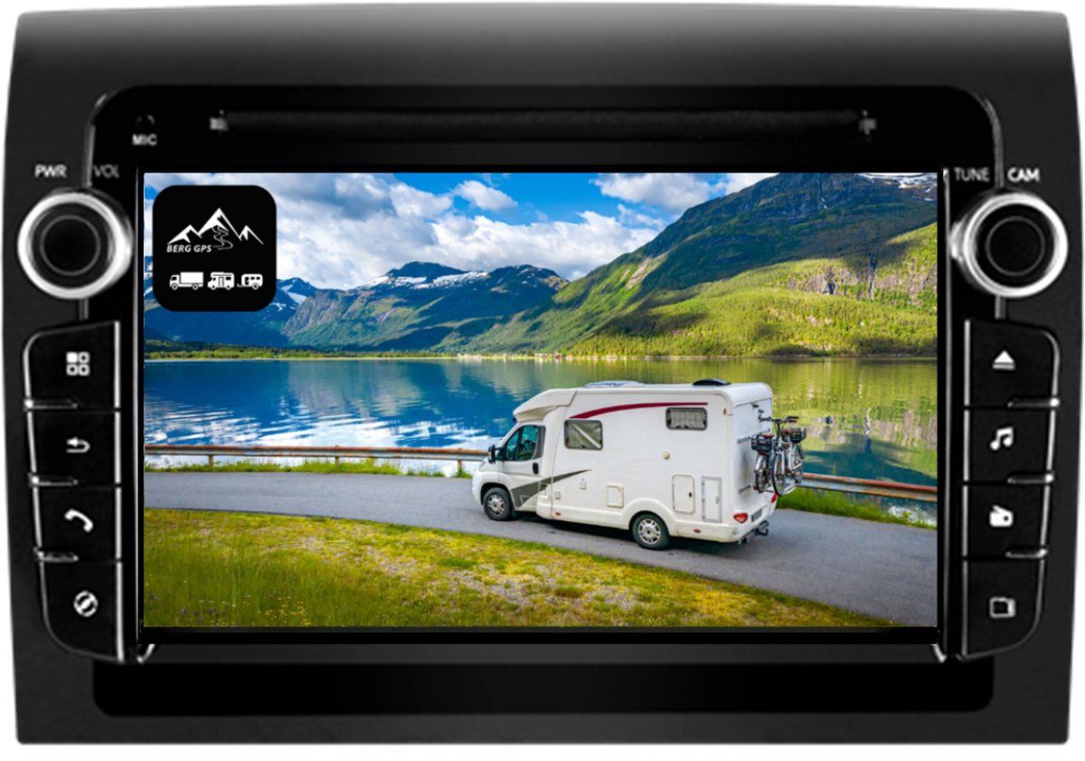 BergGPS Fiat Ducato DAB+ Radio Camper Navigation mit Carplay