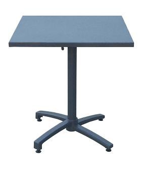 Garden Pleasure Harms Tischgruppe TREVISO 5 tlg., anthrazit / 1x Tisch 305253 / 4x Stapelstuhl 305254