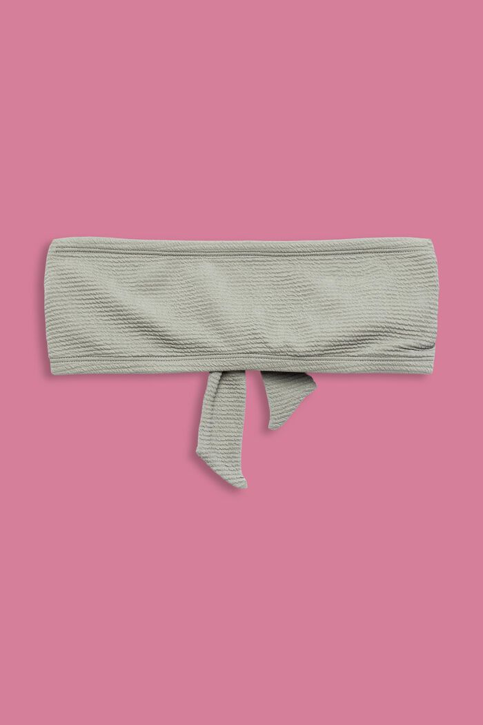 Strukturiertes Bandeau-Bikinitop
