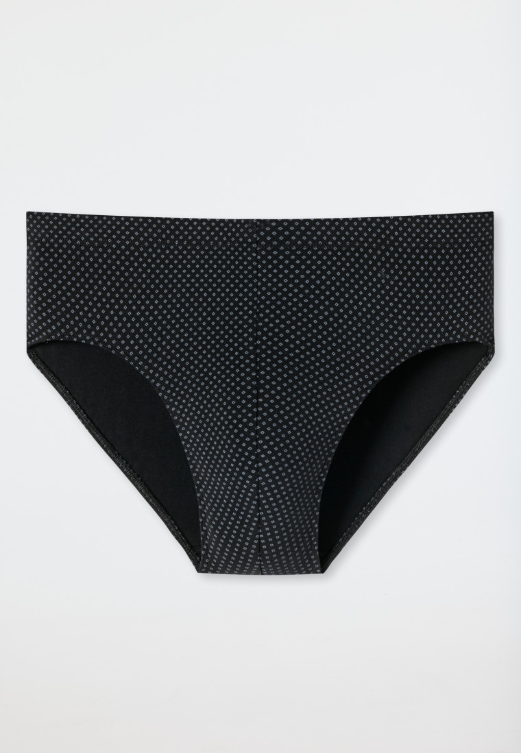 Minislip schwarz gemustert - Cotton Casuals