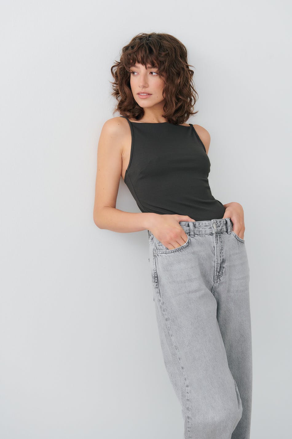 Boatneck singlet